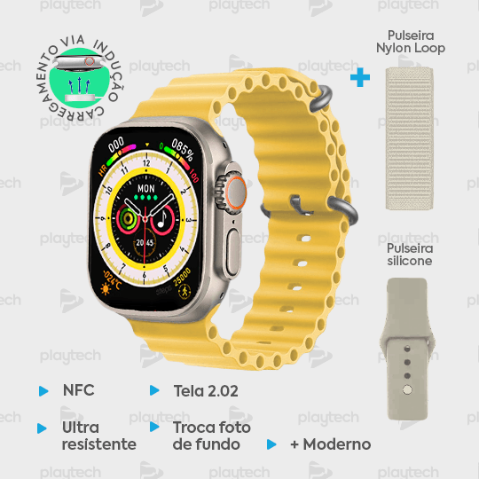 Relógio Inteligente Smartwatch IWO 17 Ultra Séries 9 +Brinde