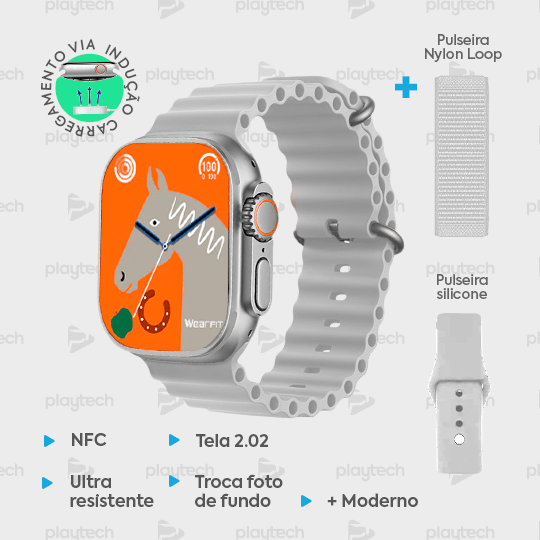 Relógio Inteligente Smartwatch IWO 17 Ultra Séries 9 +Brinde