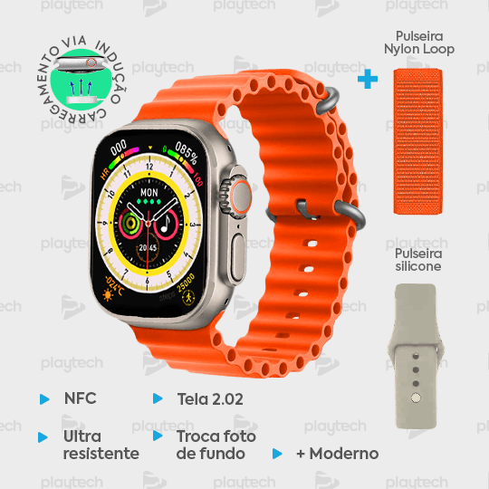 Relógio Inteligente Smartwatch IWO 17 Ultra Séries 9 +Brinde