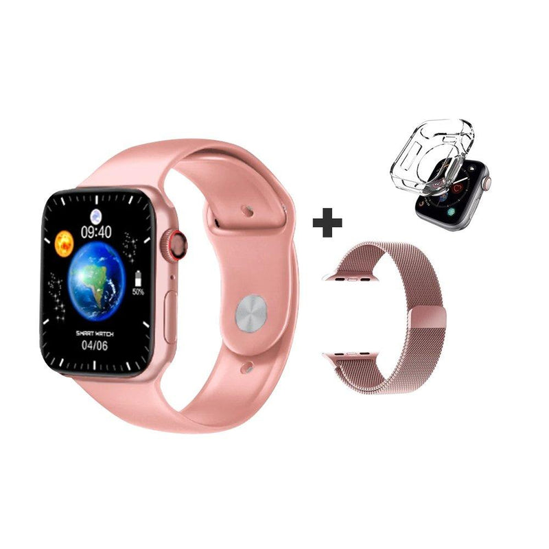 Lançamento Iwo 17 Infinity  9 + Pulseira Metálica + Case protetora de Brindes